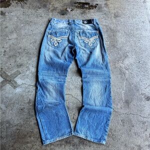 Y2K rock revival style baggy jeans